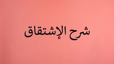 الاشتقاق دليل شامل لدرس اشتقاق الكسر الشرح، القواعد، وأوراق العمل للطلاب
